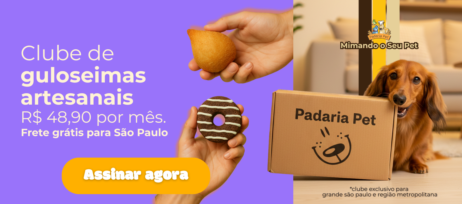 Banner Assinatura Padaria Pet