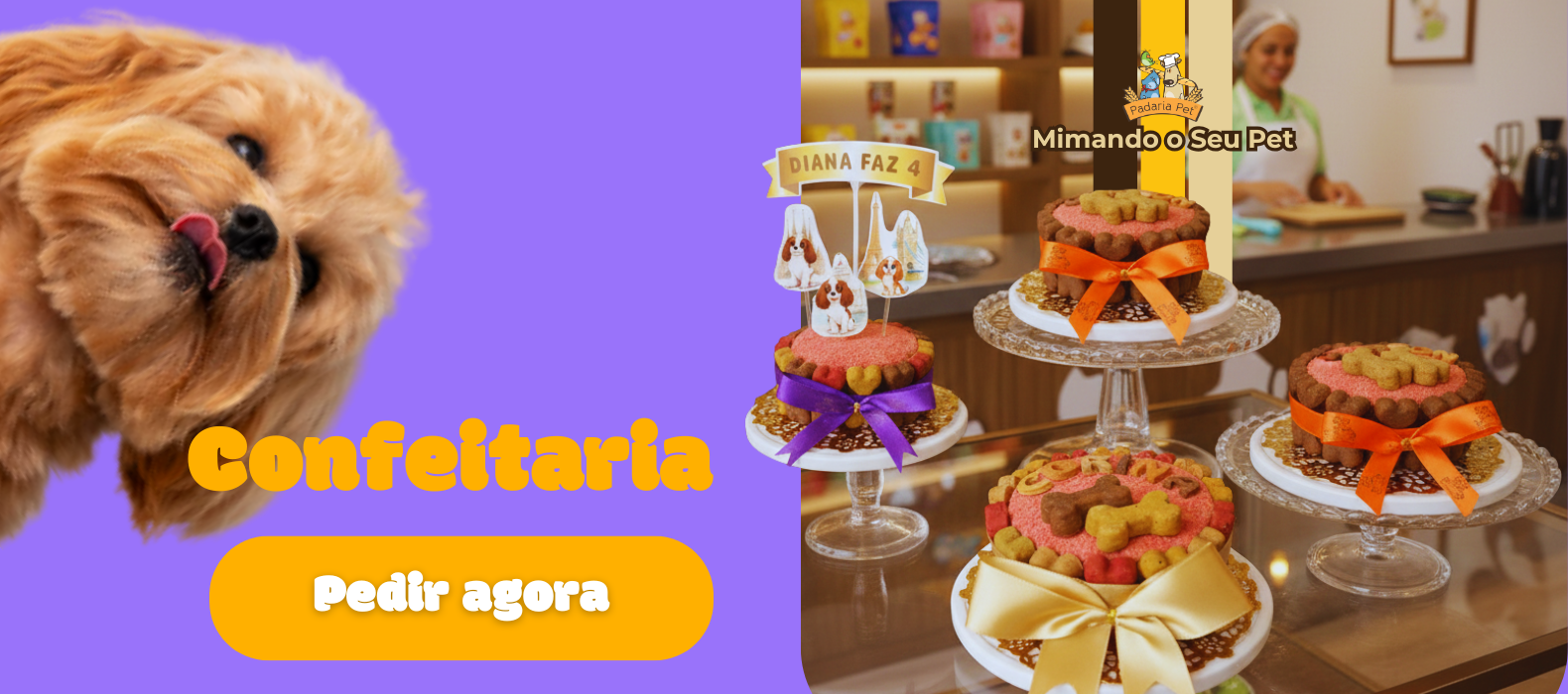 Banner Confeitaria Padaria Pet